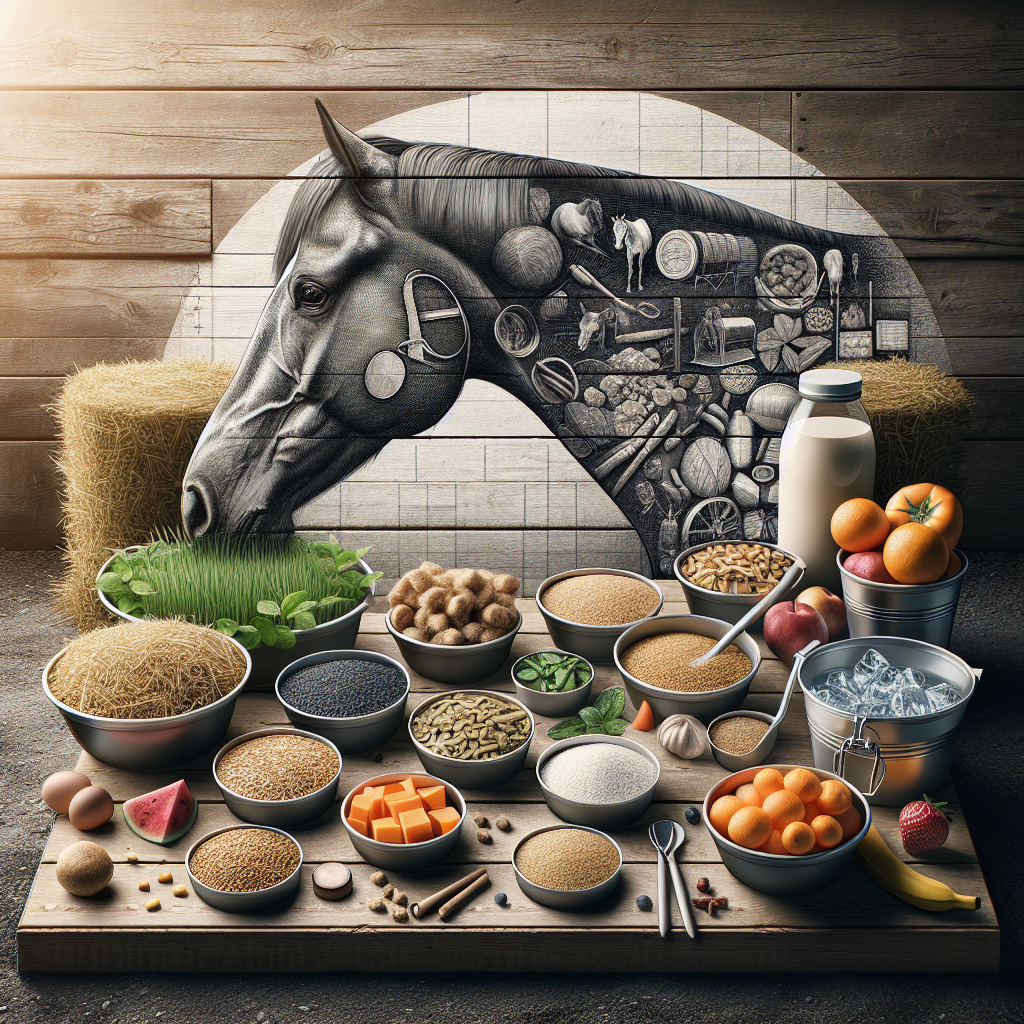 Alimentación adecuada para caballos