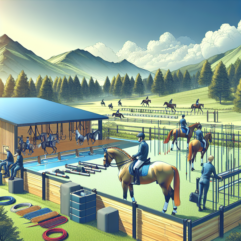 Entrenamiento de caballos de competición